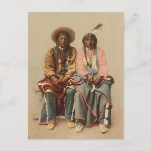 Indianen kopplar ihop, 1899 vykort