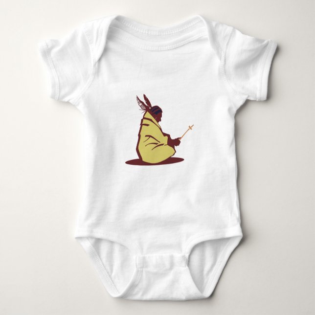 Indianer Native American Tee (Framsida)