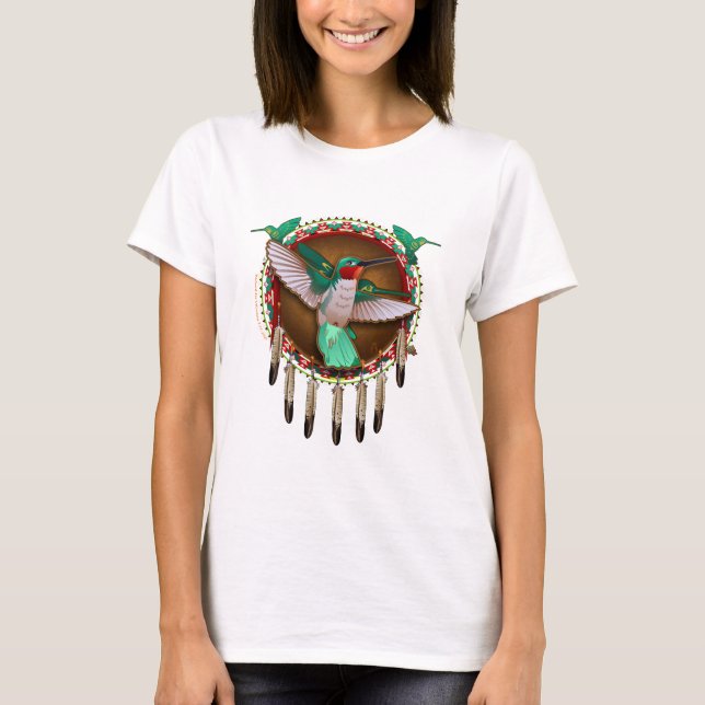 Indianhummingbirddesign T-shirt (Framsida)