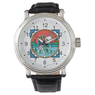 Indianindier Kokopelli Armbandsur