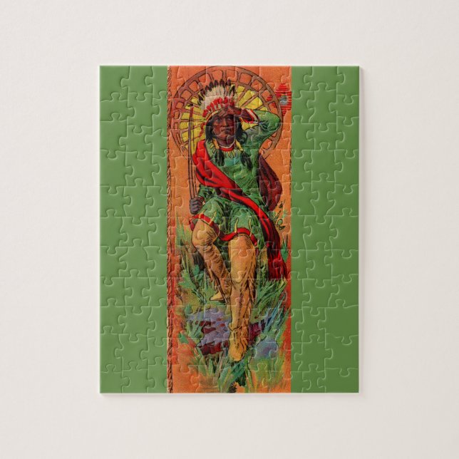 Indianindierillustration 1919 pussel (Vertikal)