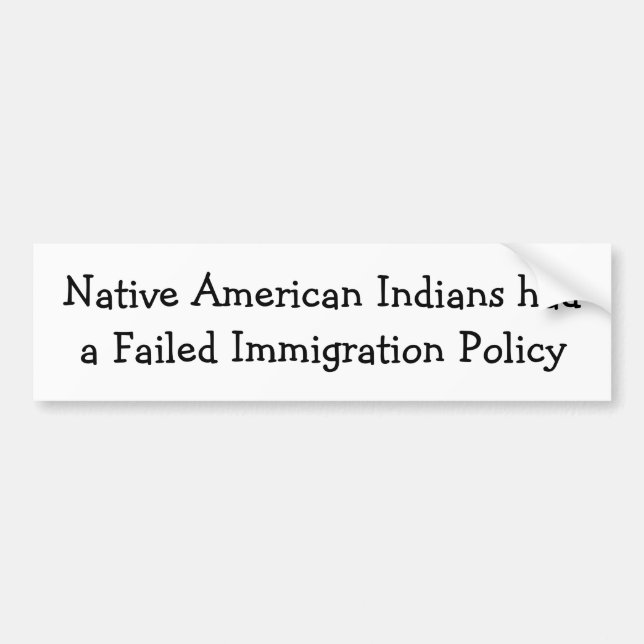 Indianinvandring Bildekal (Framsidan)