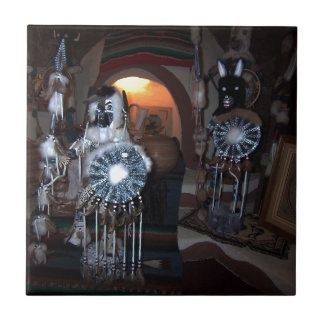 IndianKachina dockor Kakelplatta