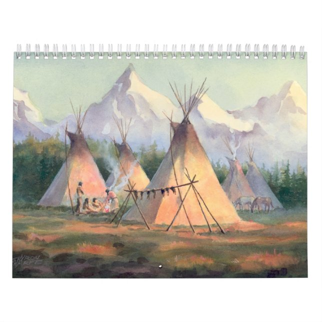 INDIANKALENDER 2017 av SHARON SHARPE Kalender (Omslag)
