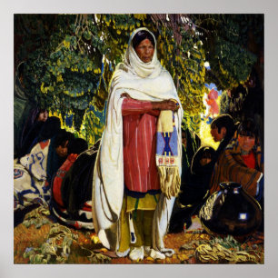 indiankvinnaaffisch poster