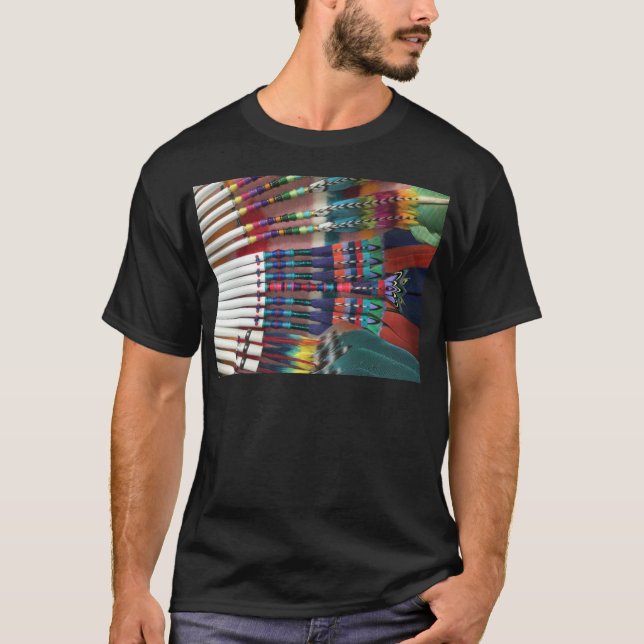 Indiankyrkan fläktar, kaffekoppen, skjortor t-shirt (Framsida)