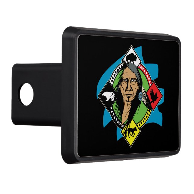 Indianmedicinen rullar skydd för dragkrok (Höger)