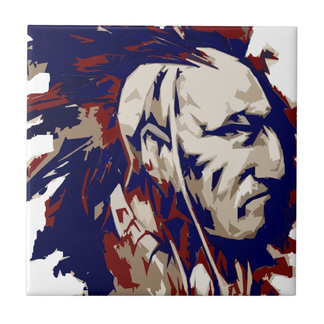 IndianMohawk Kakelplatta (Framsidan)
