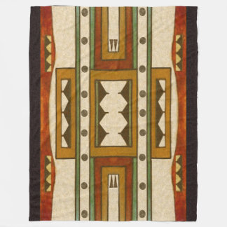 Indianmönster: Cheyenne design1860's Fleecefilt