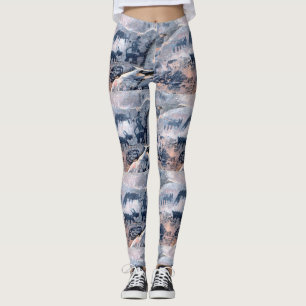 indianpetroglyph leggings