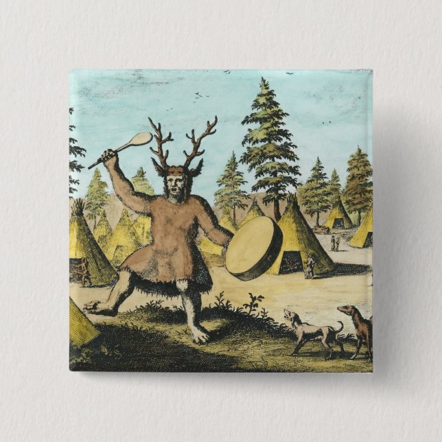 IndianShaman Knapp (Framsida)