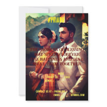 Indiansk bröllopskort