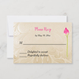 Indiansk hinduisk bröllopsinbjudan RSVP OSA Kort