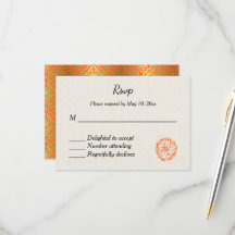 Indiansk hinduisk bröllopsinbjudan RSVP