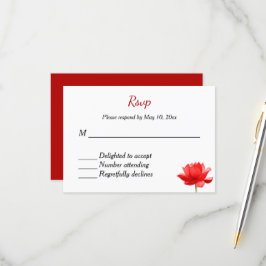 Indianska hinduiska bröllopsinbjudan RSVP OSA Kort