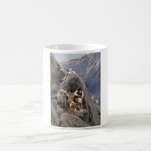 Indianska ikoner: Apachekrigare, US Cavalry Kaffemugg
