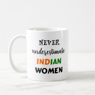 indianska kvinnor kaffe mugg