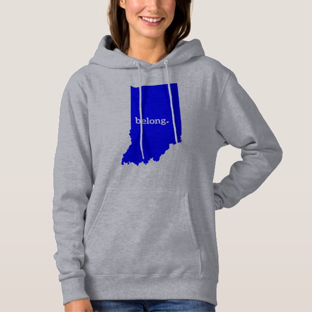 Indianstaten Karta Belong T Shirt (Framsida)