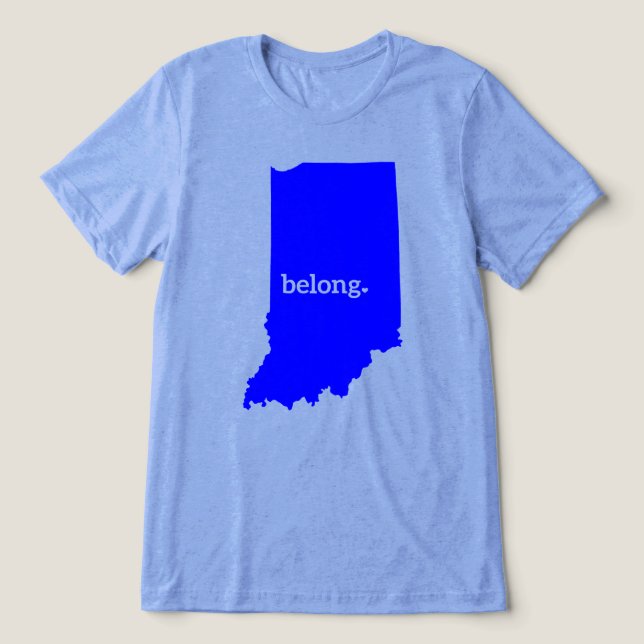 Indianstaten Karta Belong T Shirt (Design Framsida)