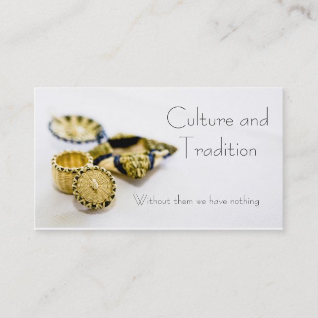 Indiantankekort Visitkort (Framsida)