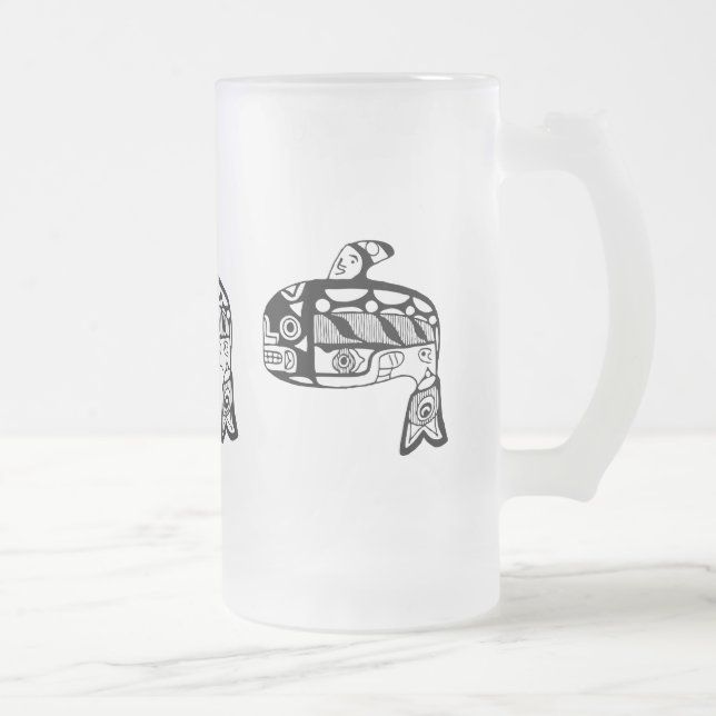 IndianTlingitval Frostat Ölglas (Höger)