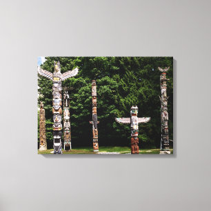 Indiantotempoler, Vancouver, britt Canvastryck