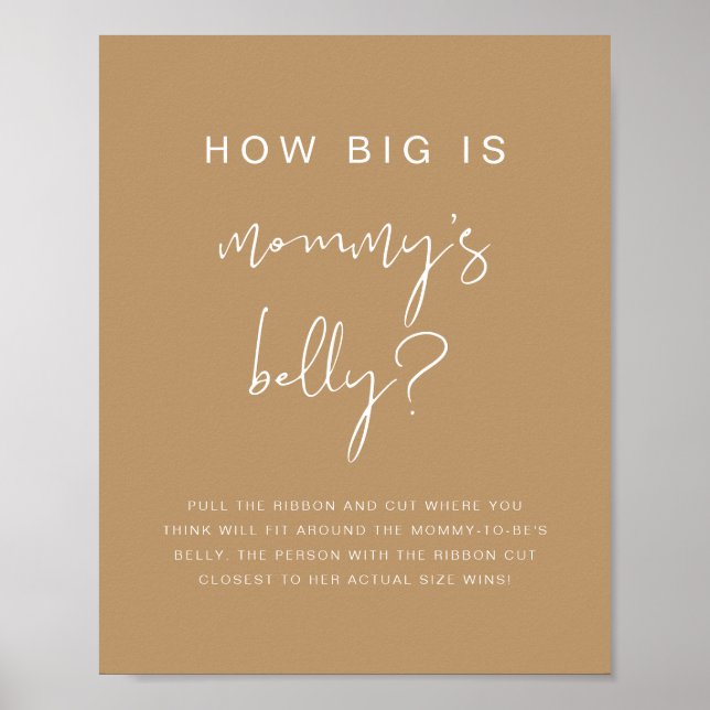 INDIE Bohemian How Big is her Belly Game Poster (Framsidan)