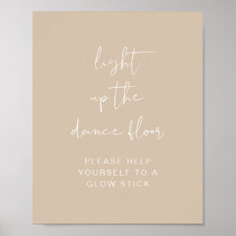 INDIE Bohemian Light Up Dance Golv Glow Stick Poster