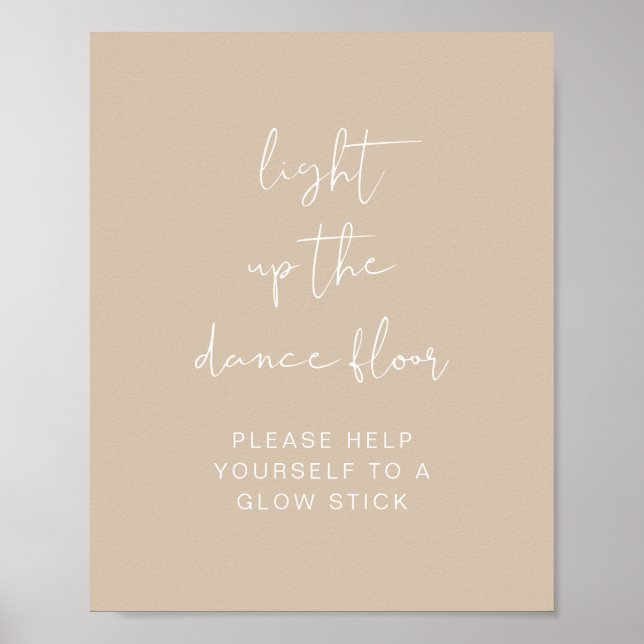 INDIE Bohemian Light Up Dance Golv Glow Stick Poster (Framsidan)