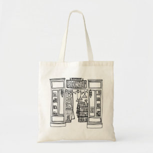 Indie Bookshop Tote Bag Tygkasse