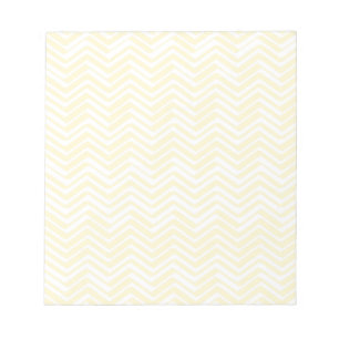 Indie Chevron Guld och White Mönster Anteckningsblock