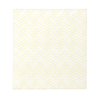 Indie Chevron Guld och White Mönster Anteckningsblock