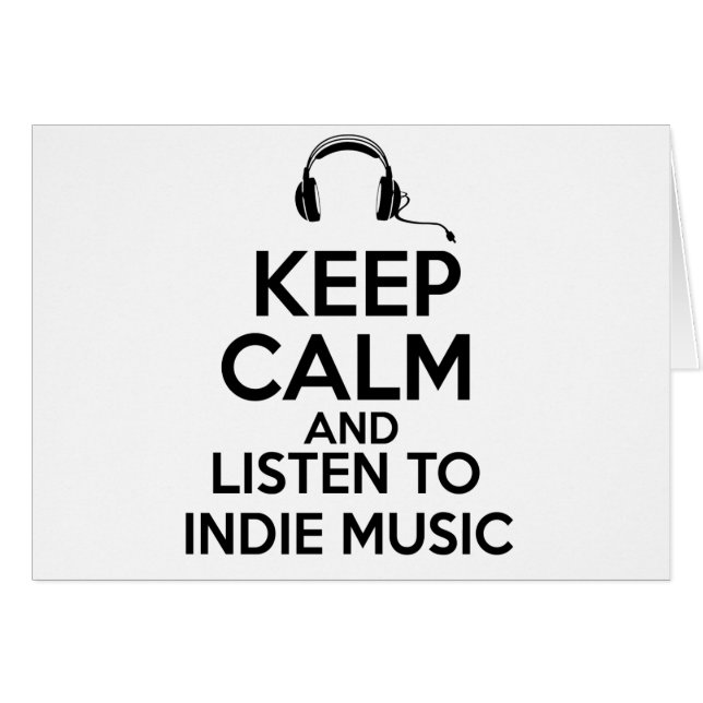 Indie design hälsningskort (Framsidan Horizontal)