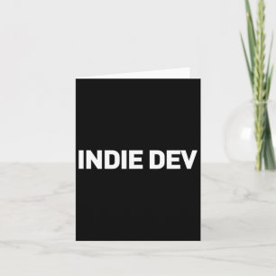 Indie Dev - Videospelutvecklare - Indie Game Devel Kort