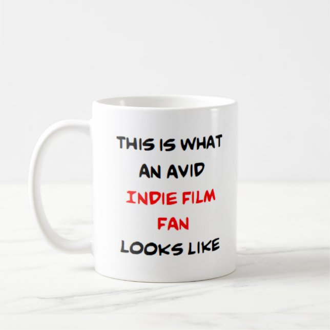 indie film fläkt, levande kaffemugg (Vänster)