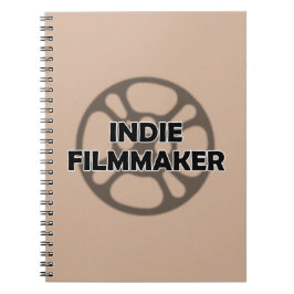 "Indie-filmare" anteckningsbok Med Spiral