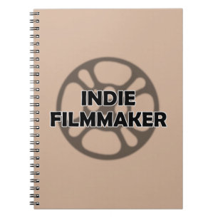 "Indie-filmare" anteckningsbok Med Spiral
