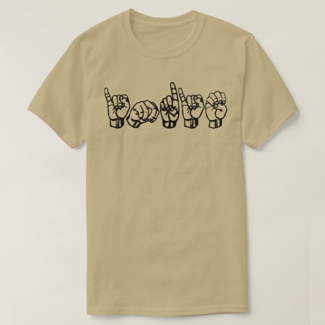 Indie i ASL T Shirt (Design framsida)