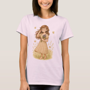 Indie i Bloom T-Shirt - Cottagecore Aesthetic Tee
