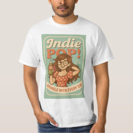 Indie Pop Manar's Retro Soda Label T-Shirt