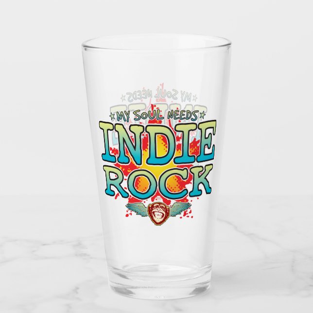Indie Sten Soul Glass Tumbler Glaskopp (Framsida)