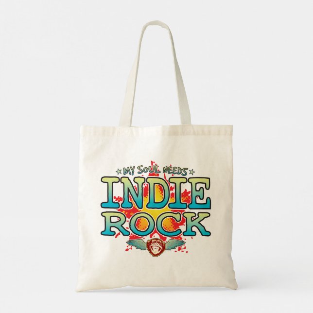 Indie Sten Soul Tote Bag Tygkasse (Baksida)