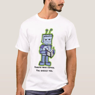 Indie tecknader granskar - robotskjortan tee shirt