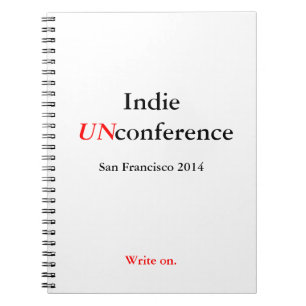 Indie UnConference spiral anteckningsbok - skriva Anteckningsbok Med Spiral