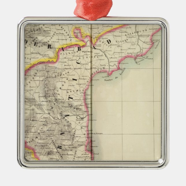 Indien 103 julgransprydnad metall (Framsidan)