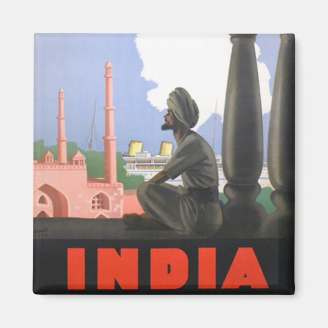 Indien-1927 Magnet (Framsidan)
