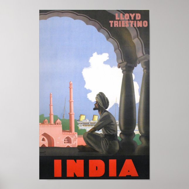 Indien-1927 Poster (Framsidan)