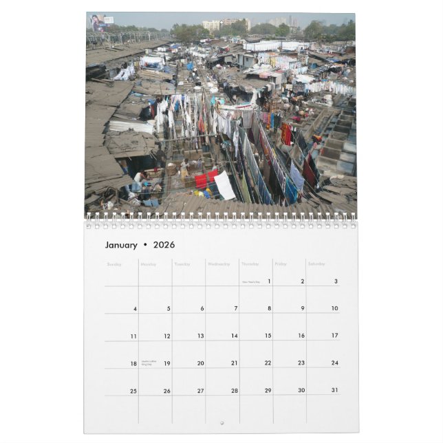 Indien 2008 kalender (Jan 2026)