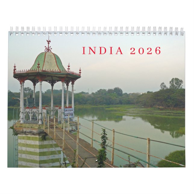Indien 2026-kalender kalender (Omslag)