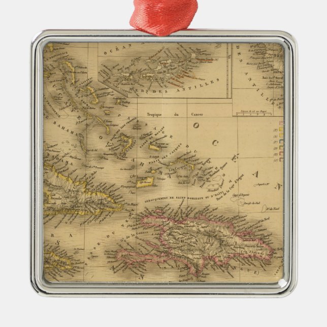 Indien 6 julgransprydnad metall (Framsidan)